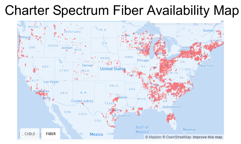Spectrum Fiber Internet Map Data Facility Property | Featured Data Center Fiber Connections - Multiple  Isps
